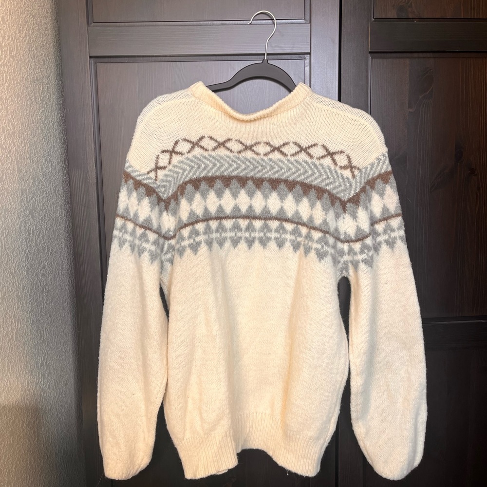 Men’s heavy crewneck sweater - Picture 3 of 5
